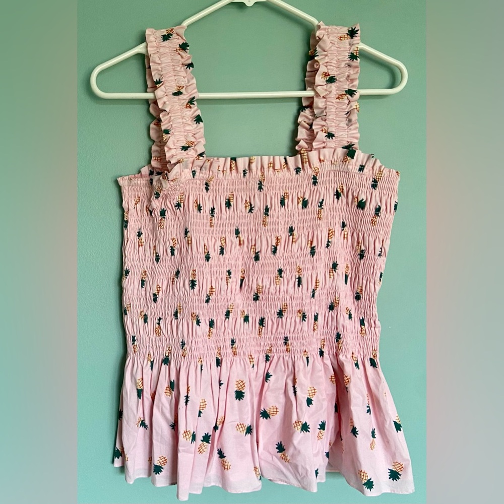 Kate Spade Pineapple Smock Shirt